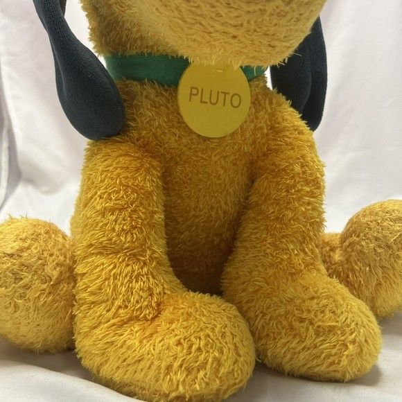 Pluto Weighted Plush Medium 14'' Disney Parks Exclusive Missing Weight Souvenir - Picture 3 of 10